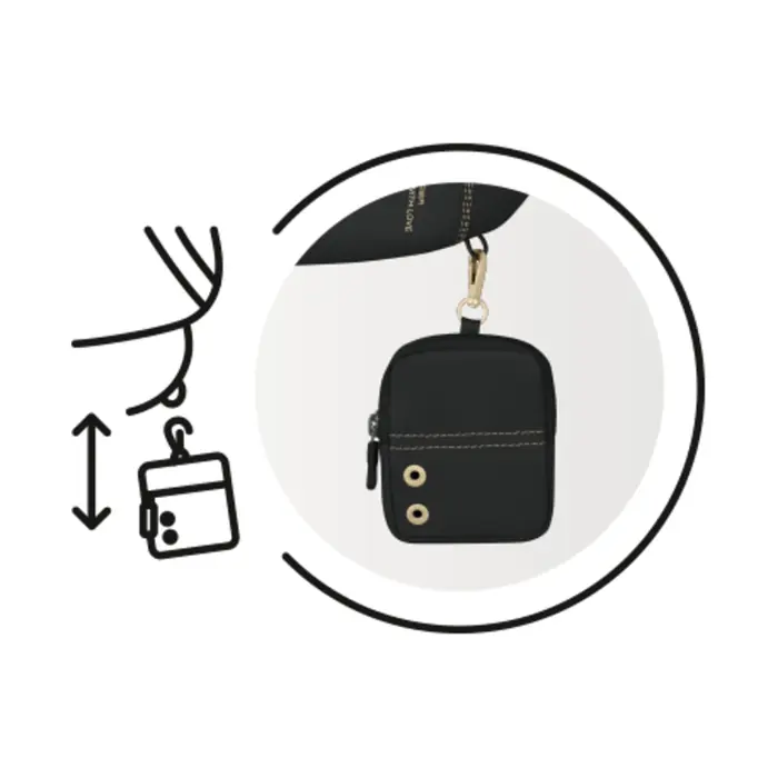 Odpinana portmonetka, Cybex Laya - ergonomiczne nosidełko dla dzieci od urodzenia do ok. 3 lat, z kieszenią kangurka i odpinaną portmonetką, magnetyczne klamry • Almond Beige