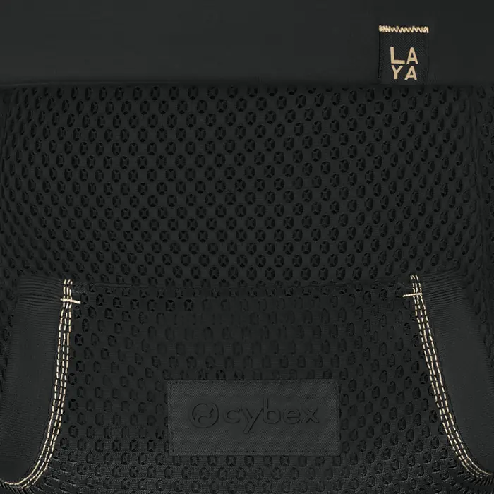 Oddychająca siateczka 3D, Cybex Laya - ergonomiczne nosidełko dla dzieci od urodzenia do ok. 3 lat, z kieszenią kangurka i odpinaną portmonetką, magnetyczne klamry • Almond Beige