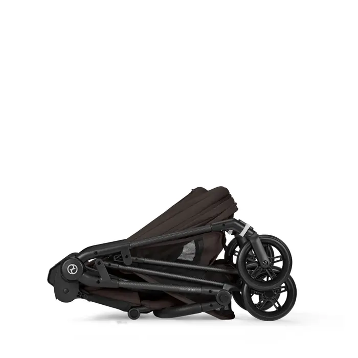Kompaktowe składanie, Cybex Melio Carbon 2026 - ultralekki wózek spacerowy z włókna węglowego, odwracane siedzisko • Almond Beige