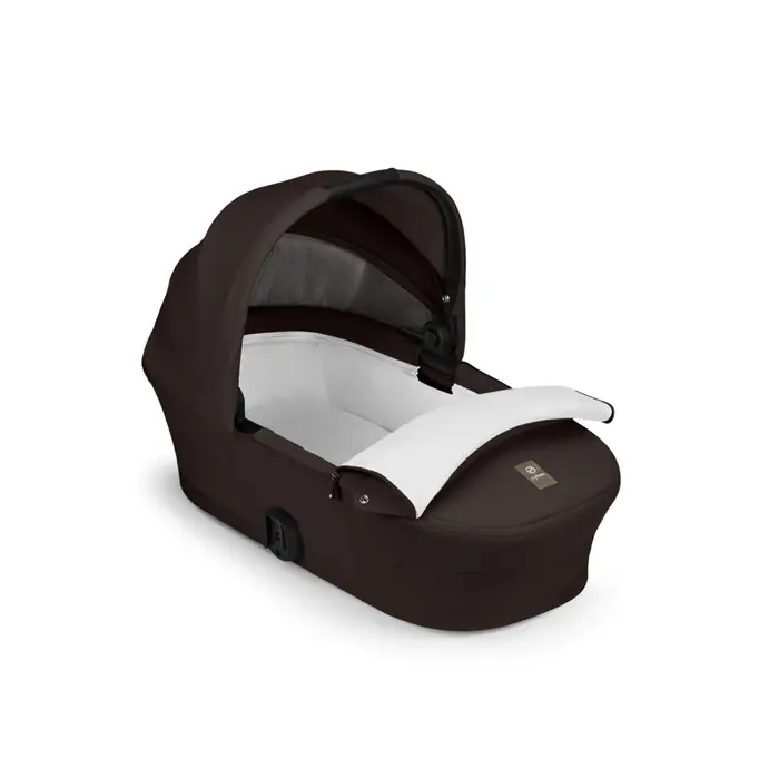 Przytulne i przestronne wnętrze, Cybex Melio Cot 2026 - gondola (bez ramy) do wózków Cybex Melio i Melio Carbon, od urodzenia do ok. 6 miesięcy • Almond Beige