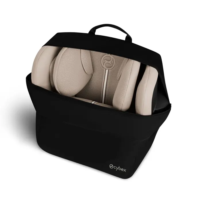 Także na fotelik Solution G2, Cybex Torba Podróżna - ochronna torba z wyściełanym paskiem, dla wybranych wózków Cybex i fotelika Solution G2 • Black