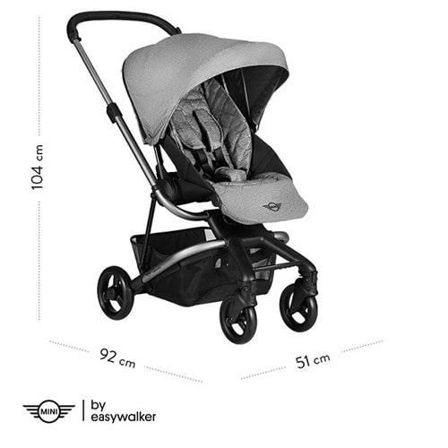 М'яке сидіння Easywalker Charley Mini limited дитяча коляска з люлькою