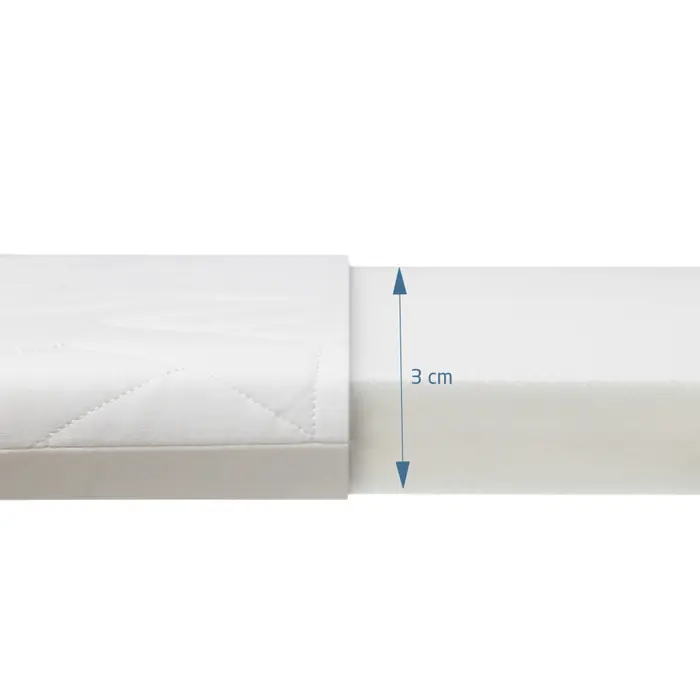 Materac CloudCore 3 cm, Maxi Cosi Iora Pro - łóżeczko dostawne 2w1, składane, z kołysaniem i 5 poziomami wysokości (0 - 6mc / 0 - 9kg) • Elegance Graphite
