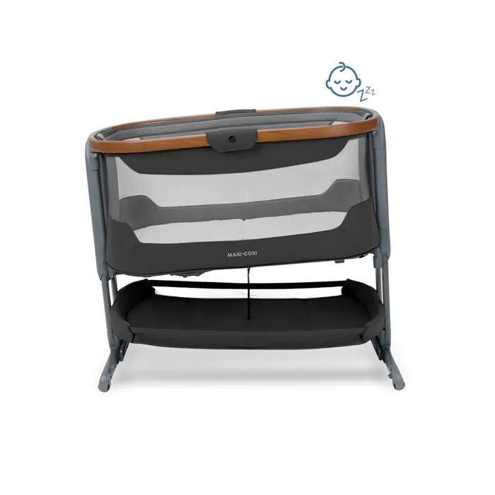 Pozycja antyrefluksowa, Maxi Cosi Iora Pro - łóżeczko dostawne 2w1, składane, z kołysaniem i 5 poziomami wysokości (0 - 6mc / 0 - 9kg) • Elegance Graphite