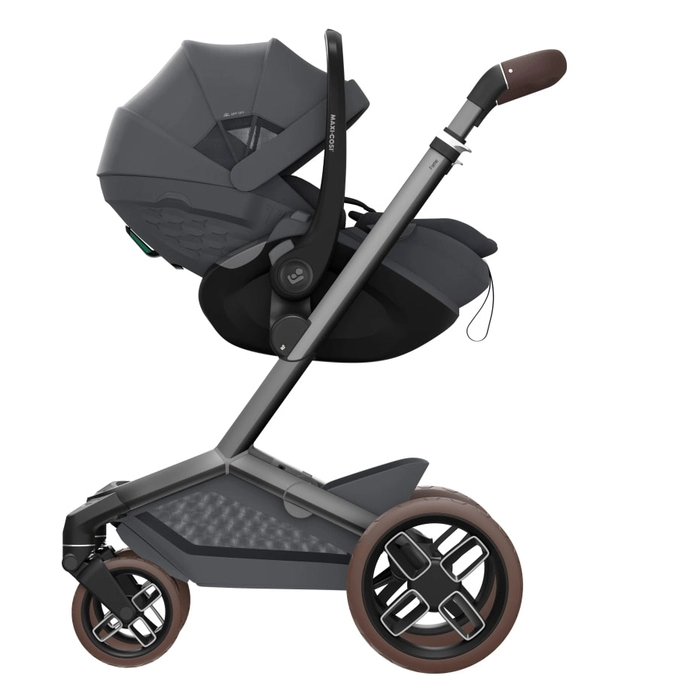 Gotowy na wózek, Maxi Cosi Pebble Slide Pro z bazą FamilyFix Slide Pro Moon Graphite