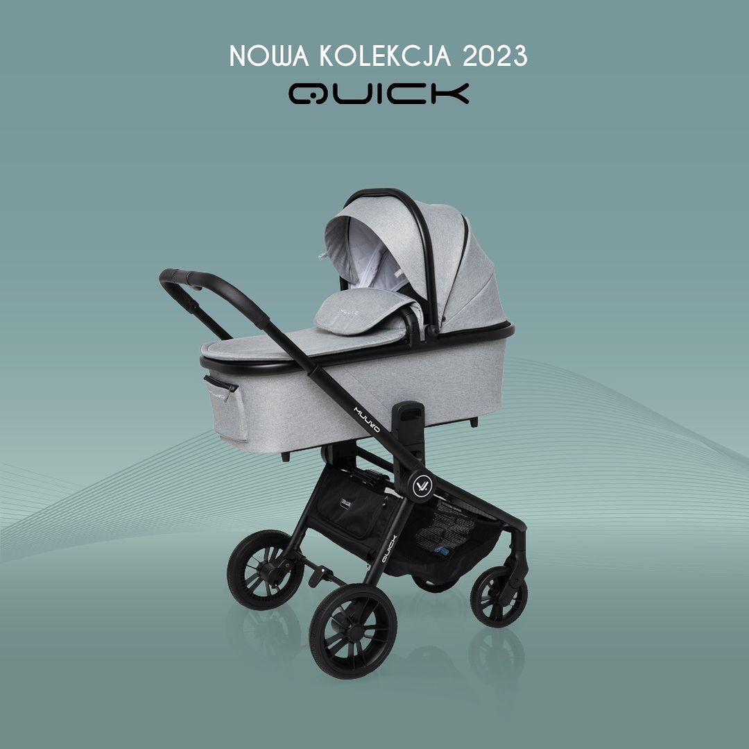 MUUVO Quick wózek dziecięcy 2w1 z nowej kolekcji 2023 
