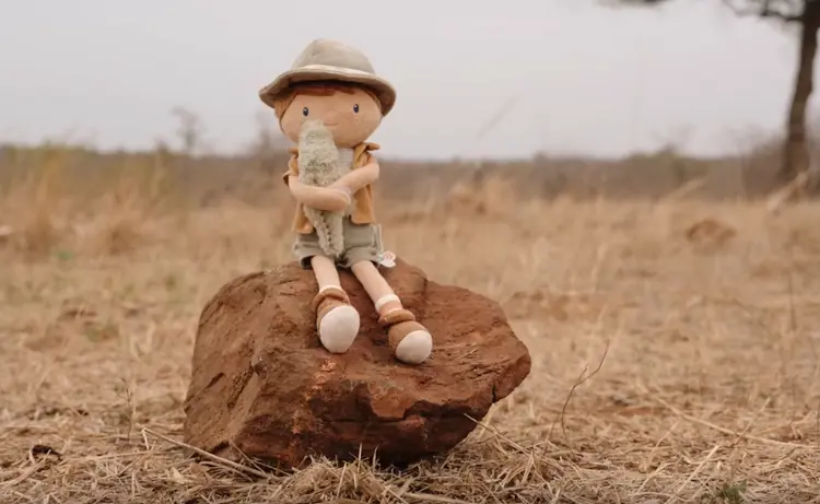 Little Dutch przytulanka laleczka Jim Safari Friends 35 cm (LD4686)