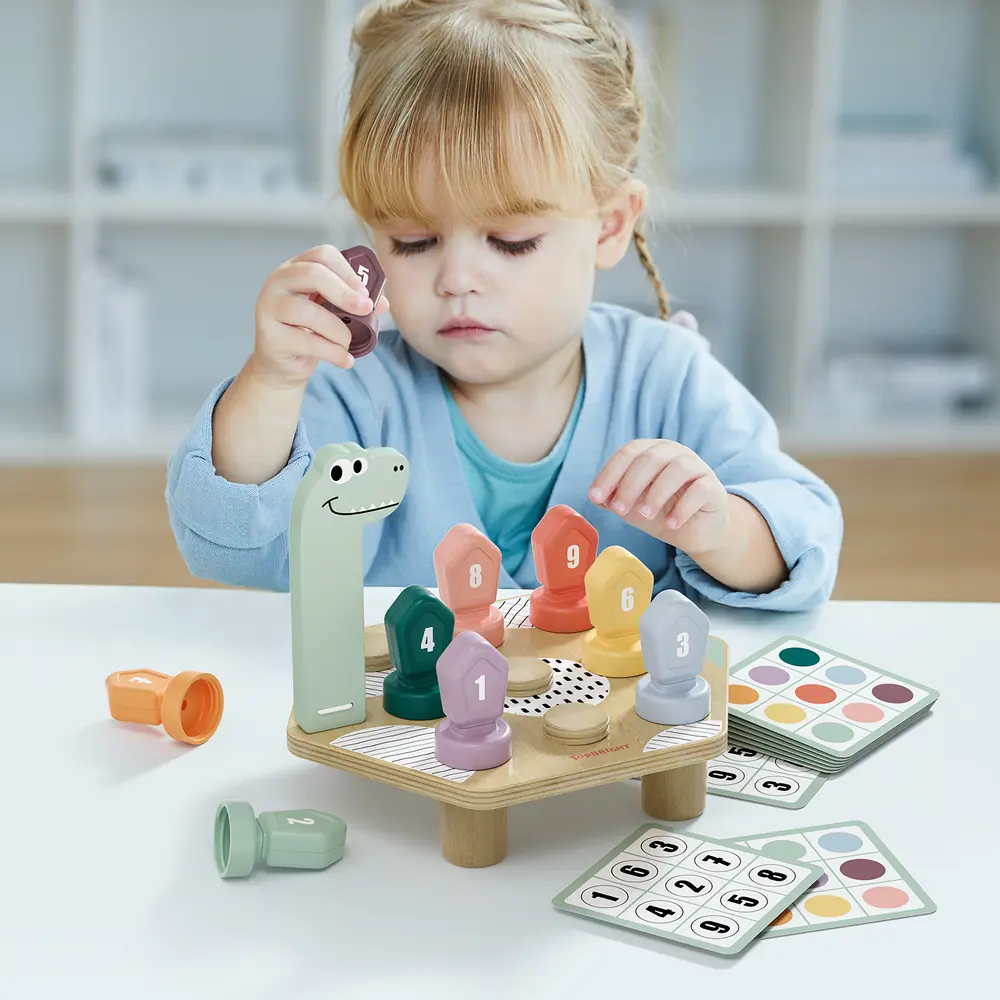 Topbright gra do nauki kolorów i liczb Happy Dino Twist