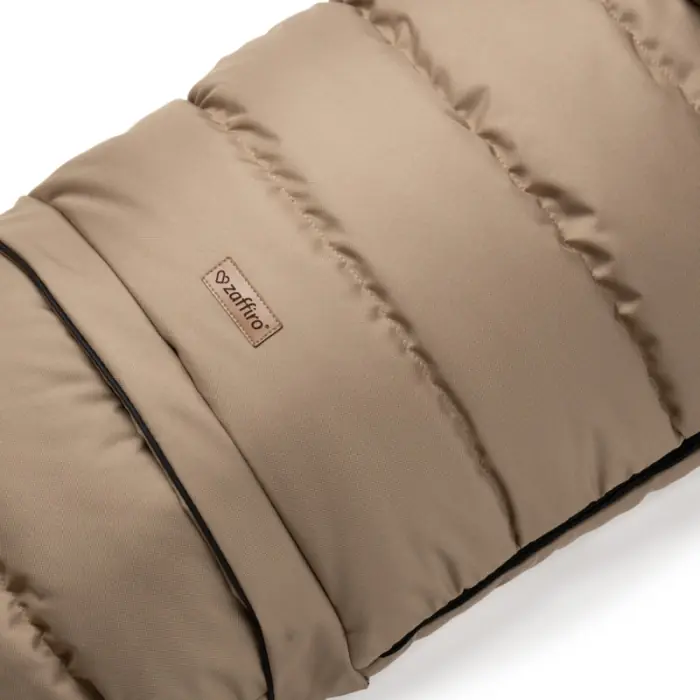 Tkanina Nordico, Zaffiro iGrow Nordico - regulowany śpiwór zimowy do wózka z wełną owczą Basic, 0-36 mc • Beige